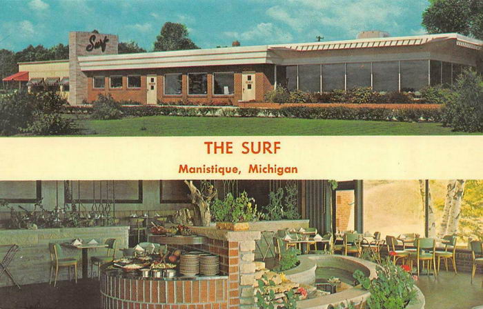 The Surf (Bayside Hotel) - Old Postcard
